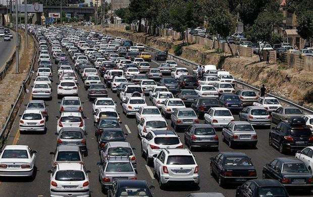 ترافیک سنگین در مسیر بازگشت زوار