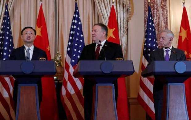 مذاکرات وزیران خارجه و دفاع آمریکا با همتایان چینی