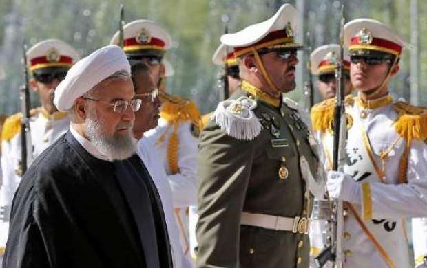 استقبال رسمی روحانی از همتای عراقی خود