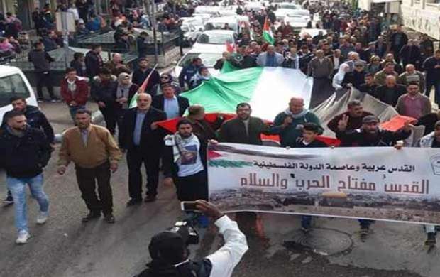 تظاهرات گسترده ضد صهیونیستی در نابلس