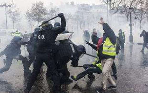 مرگ یک زن در اعتراضات فرانسه با گاز اشک‌آور