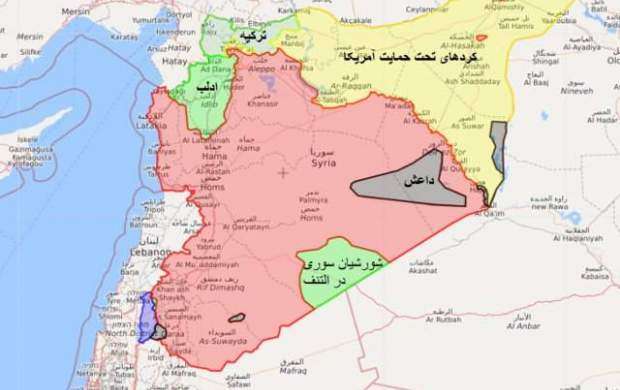 آمریکا ۵۵ کیلومتر مربع از اراضی سوریه را اشغال کرده است