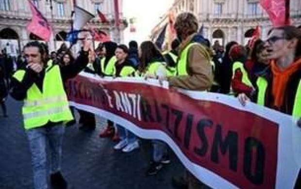 راهپیمایی مردم ایتالیا در حمایت از مهاجران