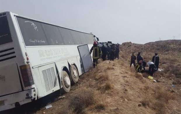 واژگونی اتوبوس تهران ـ مشهد