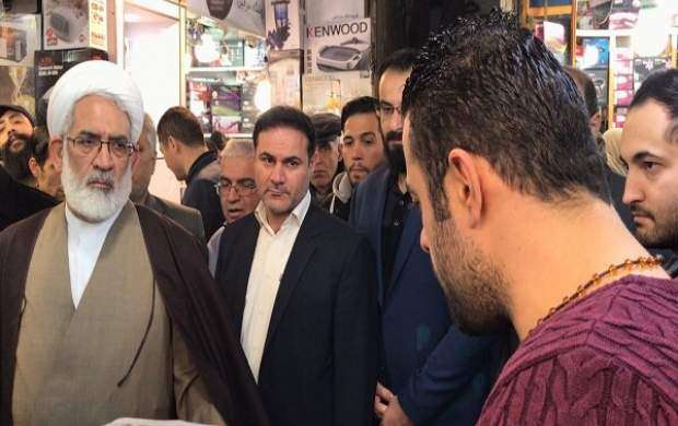 حضور دادستان کل کشور در بازار تهران
