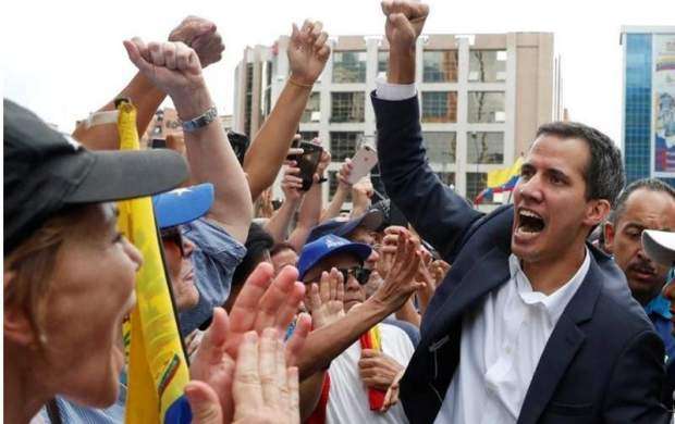 رهبر مخالفان ونزوئلا از آمریکا خط گرفت