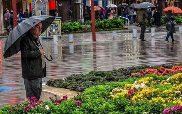 فراگیری سامانه بارشی در اکثر مناطق ایران