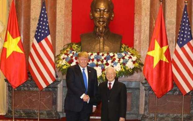 ترامپ با رئیس‌جمهور ویتنام دیدار کرد