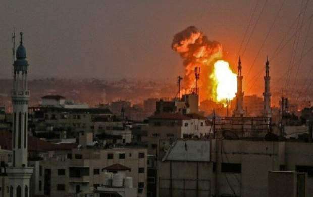 رژیم صهیونیستی باردیگر نوار غزه را هدف قرار داد