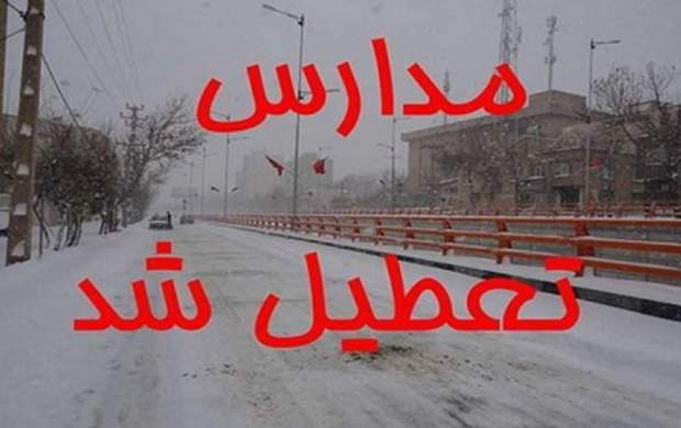 بارش برف برخی مدارس تهران را تعطیل کرد
