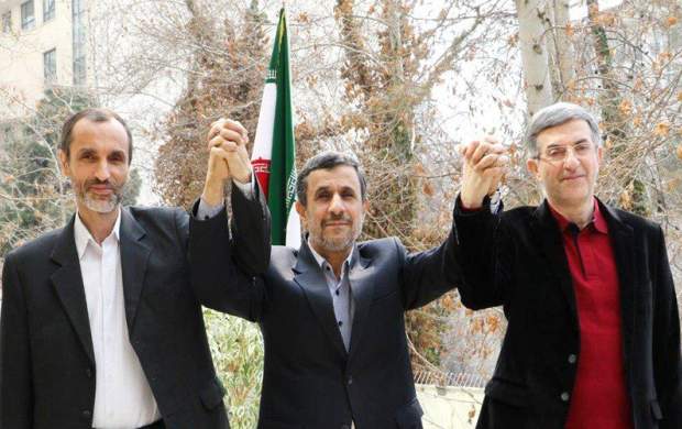 احمدی‌نژاد یارانش را تا اوین بدرقه کرد!