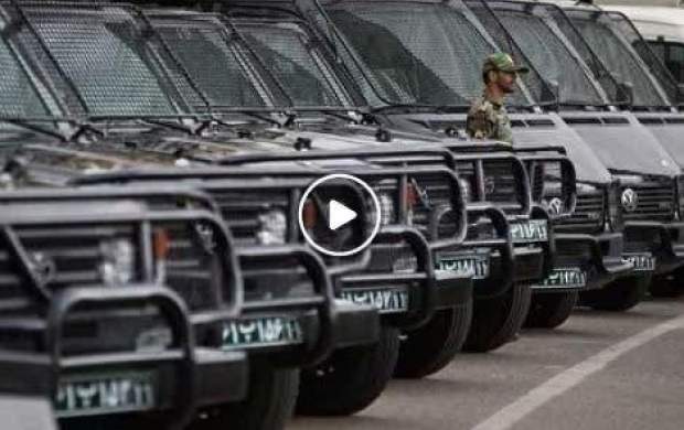 خودروهای ضد شورش در لرستان