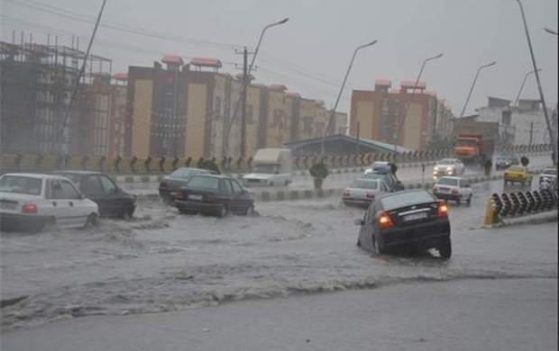 بارش ۱۰۰ میلی‌متری در گلستان و مازندران