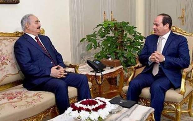 «حفتر» به دیدار رئیس جمهور مصر رفت