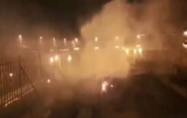 آتش سوزی در بخش شرقی مسجد الاقصی