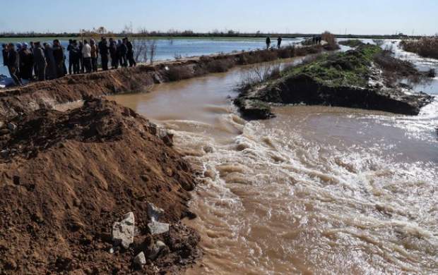 تهدید دارخوین به خاطر افزایش آب تالاب شادگان