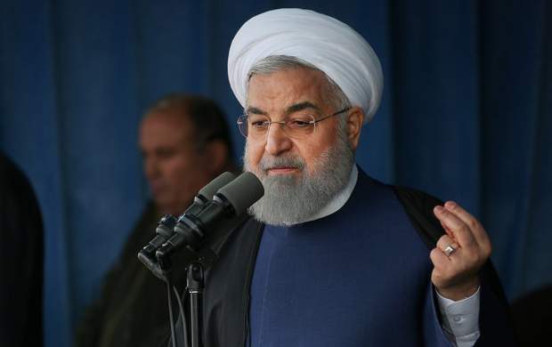 روحانی: ما آمریکا را به زانو درخواهیم آورد