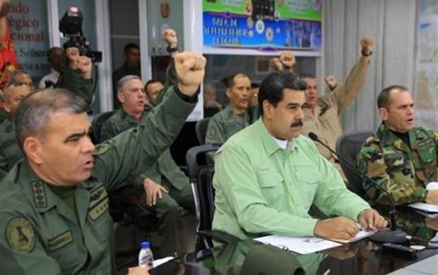 مادورو: نیروهای مسلح ونزوئلا به دولت وفادارند