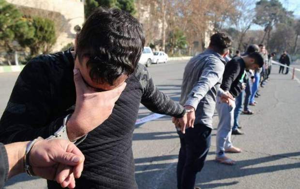 دستگیری دو زورگیر درشت هیکل در غرب تهران