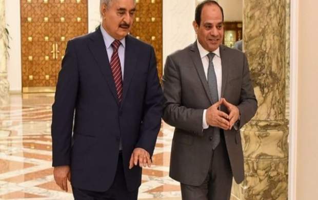 ژنرال حفتر با السیسی در مصر دیدار کرد