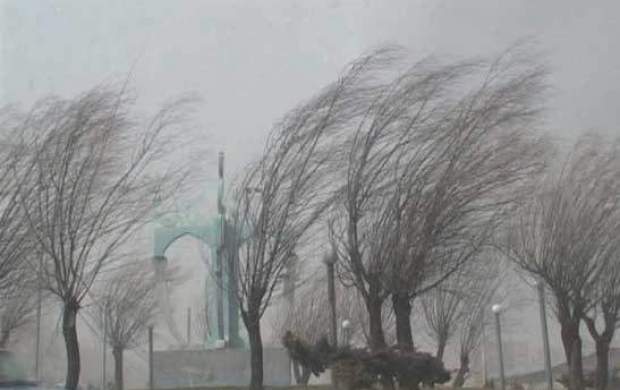 وزش باد نسبتا شدید در تهران طی امروز