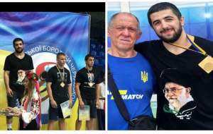 تصویر «آقا» بر پیراهن قهرمان‌ اوکراینی/ عاشق شهید حججی هستم
