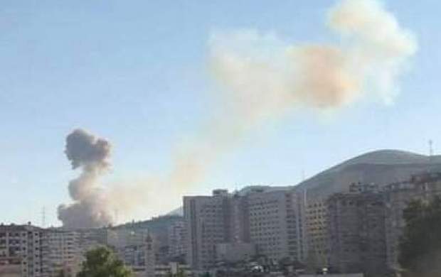 انفجار یک انبار مهمات در غرب دمشق