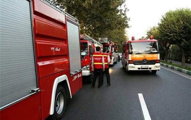 آتش‌سوزی در بیمارستان بعثت تهران