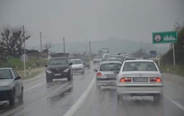 جاده‌های پنج استان کشور بارانی است