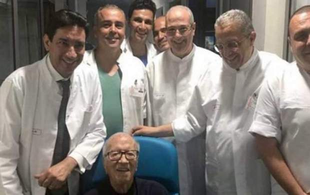 رئیس‌جمهور تونس از بیمارستان مرخص شد