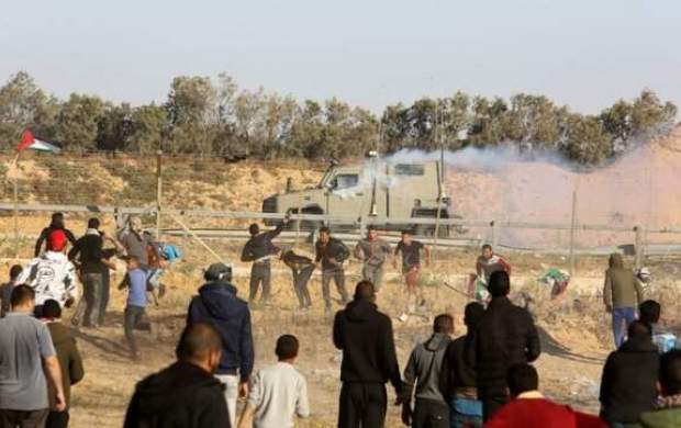 زخمی شدن ۵۵ فلسطینی در تظاهرات "بازگشت"