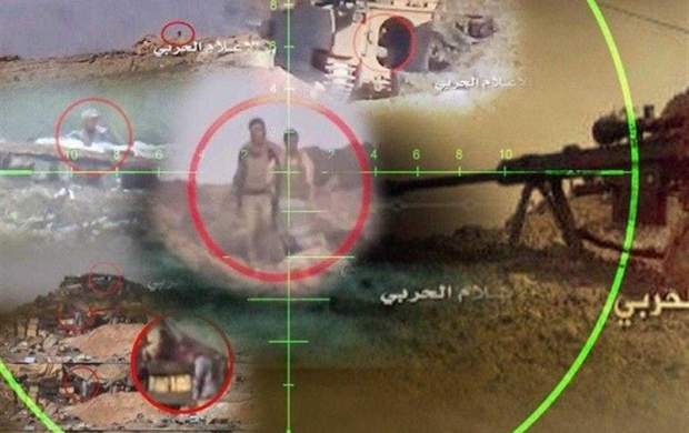 فیلم/ تک‌ تیرانداز یمنی در حال شکار