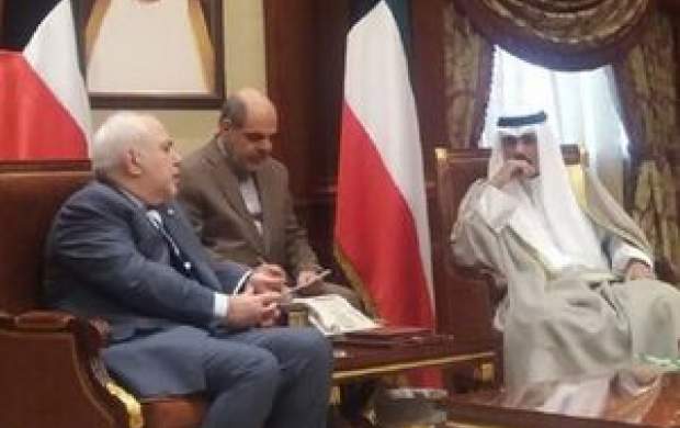 اظهارات ظریف در دیدار با ولی عهد کویت