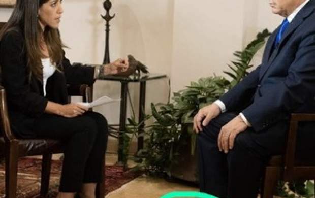 اقدام عجیب نتانیاهو هنگام یک مصاحبه