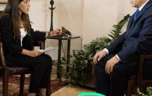 اقدام عجیب نتانیاهو هنگام یک مصاحبه