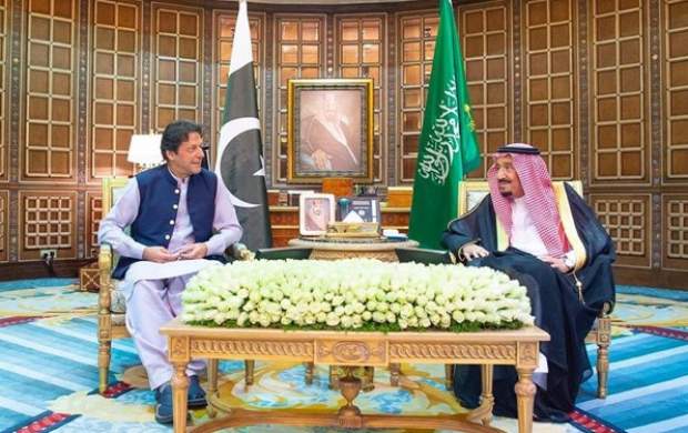 دیدار نخست‌وزیر پاکستان با پادشاه سعودی