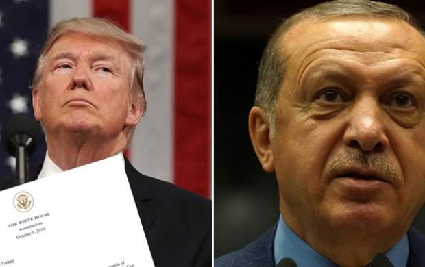 اردوغان نامه ترامپ را به زباله‌دان انداخت