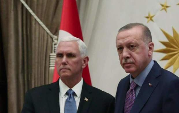 توافق اردوغان و پنس بر سر آتش‌بس‌ موقت