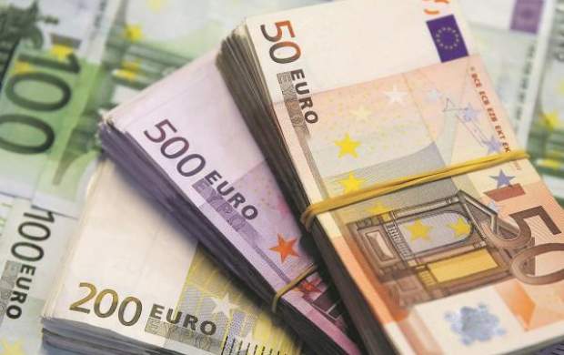 نرخ ارز؛ یورو ۱۲ هزار و ۶۵۴ تومان