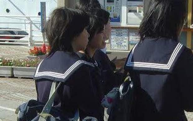 پوشش دختران ژاپنی در مدارس +عکس