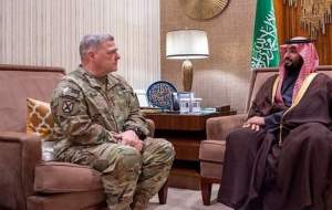 دیدار رئیس ستاد ارتش آمریکا با ولیعهد سعودی