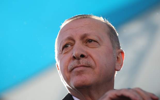 تلاوت قرآن توسط اردوغان در یک مراسم