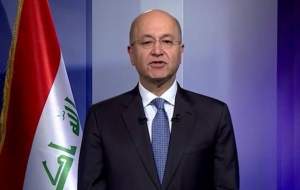 رئیس جمهور عراق، تهدید به استعفا کرده است