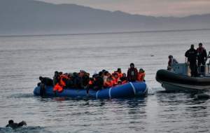 واژگونی قایق مهاجران غیرقانونی در دریاچه وان ترکیه