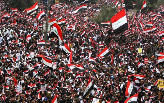 بازتاب تظاهرات میلیونی مردم عراق در جهان
