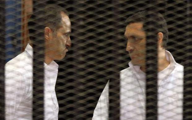 دادگاه مصر دوباره پسران حسنی مبارک را تبرئه کرد