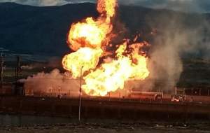 توقف صادرات گاز به ترکیه با انفجار در خط لوله ترکیه