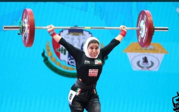 بانوی وزنه بردار ایران در خط مقدم مبارزه با کرونا