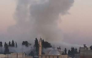 شنیده شدن صدای انفجار مهیب در حلب سوریه
