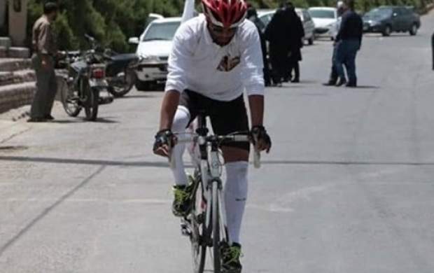 دوچرخه سوار معلول: به‌عشق شهید سلیمانی ۹ ساعت رکاب زدم